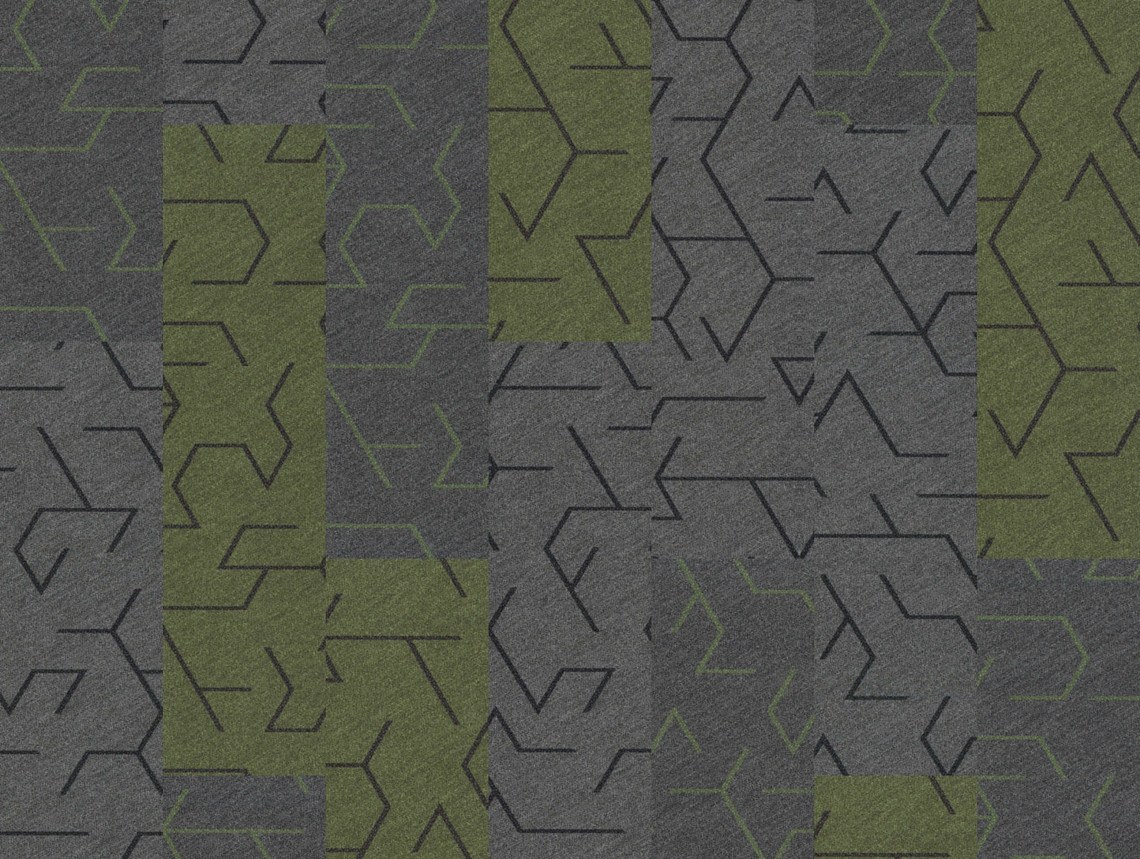 Flotex Planks Triad - 131003 green